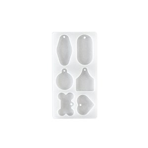 Molde de Silicone para Tags Sortidas - 1 unidade - Rizzo