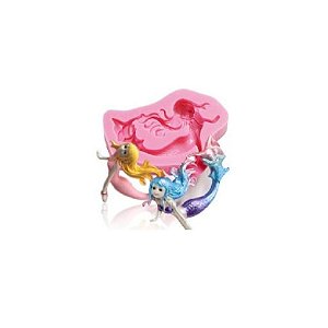 Molde de Silicone Sereia S367 Molds Planet Rizzo Confeitaria