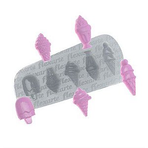 Molde de Silicone Mini Sorvetes Taylor Ref. 387 Flexarte