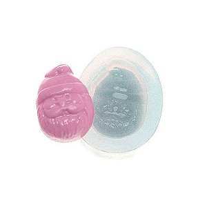 Molde de silicone Papai Noel Rosto Ref. 120 Flexarte