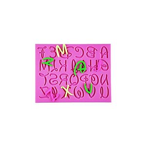 Molde de Silicone Alfabeto S386 Molds Planet