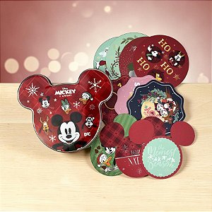 Lata Colecionável - Mickey Mouse - Natal - Disney Original - 1 unidade - DAC Art - Rizzo