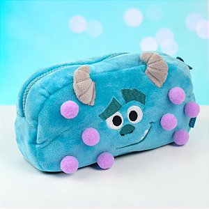 Estojo Simples Fluffy - Sulley - Monstros S.A - 20x10cm - Disney Original - 1 unidade - DAC Art - Rizzo