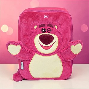 Estojo Box Fluffy - Lotso - Toy Story - 22x17cm - Disney Original - 1 unidade - DAC Art - Rizzo