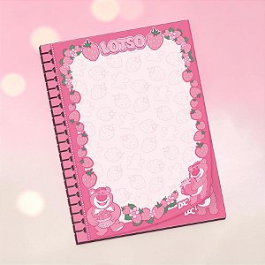 Refil para Caderno Smart - Lotso - Toy Story - 200x275mm - Disney Original - 1 unidade - DAC Art - Rizzo
