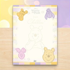 Bloco para Anotações - Ursinho Pooh - 297x210mm - Disney Original - 1 unidade - DAC Art - Rizzo