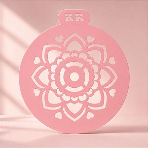 Stencil Mandala - Ref. 3054 - 23,5x21,5cm - 1 unidade - RR Cortadores - Rizzo