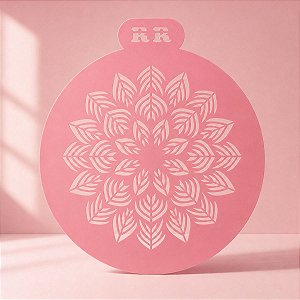 Stencil Mandala - Ref. 3053 - 23,5x21,5cm - 1 unidade - RR Cortadores - Rizzo
