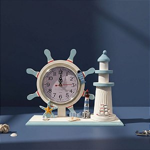 Enfeite Decorativo Para Pendurar - Quadros Náuticos de Madeira - 20x20cm - 1 unidade - Rizzo