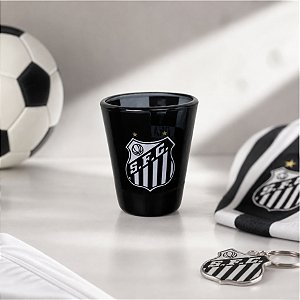 Copo de Shot de Vidro - Santos Oficial - "Vai pra cima deles Santos" - 55ml - 2 unidades - Allmix Presentes - Rizzo