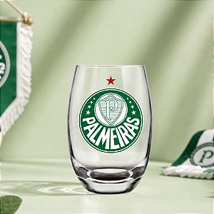 Copo de Vidro Long Drink - Palmeiras Original - 470ml - 2 unidades - Allmix Presentes - Rizzo