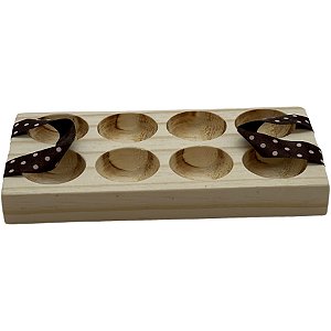 Bandeja para Doces Marrom - Páscoa - 1 unidade - FlorArte - Rizzo
