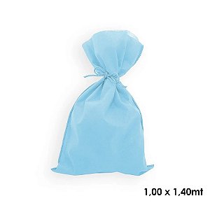 Saco para Surpresas em TNT - 1,00x1,40mt - Azul Claro - 1 unidade - Best Fest - Rizzo