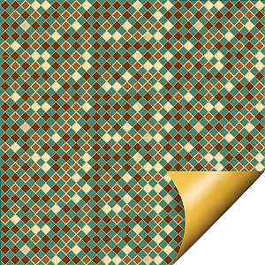 Folha para Ovos de Páscoa Double Face Crystal Verde 69x89cm - 25 unidades - Cromus - Rizzo