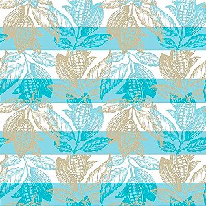 Folha para Ovos de Páscoa Ombre Turquesa 69x89cm - 25 unidades - Cromus - Rizzo