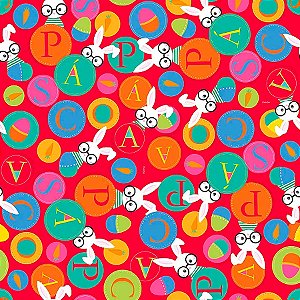 Folha para Ovos de Páscoa Cores Vermelho 69x89cm - 25 unidades - Cromus - Rizzo
