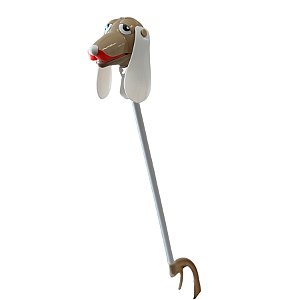 Brinquedo Boca Maluca Cachorrinho - Begê Branco - 1 unidade - Rizzo