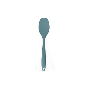 Espátula Redonda em Silicone Mini  - Verde - 21x4,2cm - 1 unidade - Rizzo
