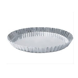 Forma Torta de Maçã Crespa Fundo Falso - Ref. 0954 - 25cm - 1 unidade - Macedo - Rizzo
