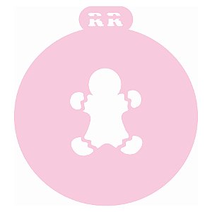 Stencil Boneco de Gengibre - Ref.4085 - 1 unidade - RR Cortadores - Rizzo