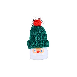 Apontador de Lápis com Gorro Natalino - Verde - 1 unidade - Cromus - Rizzo