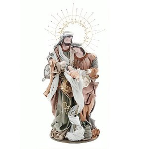 Sagrada Família Auréola Roupas em Tecido - 78cm - 1 unidade - Cromus - Rizzo