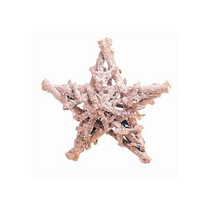 Estrela Rústica Natural P - 20cm - 1 unidade - Cromus - Rizzo