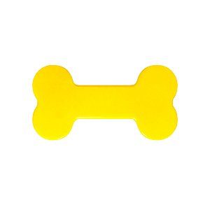 Caixinha Lembrancinha - Ossinho - Amarelo - 6 unidades - Rizzo