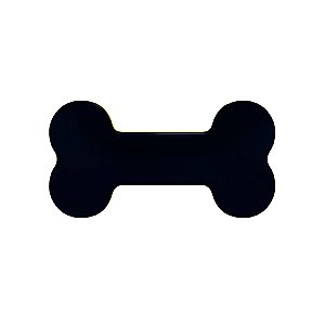 Caixinha Lembrancinha - Ossinho - Preto - 6 unidades - Rizzo