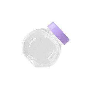 Mini Baleiro com Tampa Lilás - 50ml - 10 unidades - Rizzo