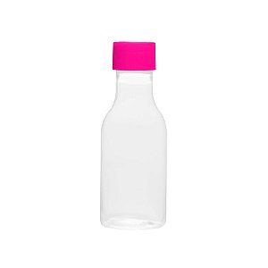 Garrafinha de Plástico 50ml com Tampa Pink - 10 unidades - Rizzo