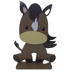 Display Decorativo - Cavalo Sentado - 20cm x 27cm x 8cm - 1 unidade - Rizzo