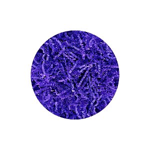 Palha Decorativa de Papel Azul Bic - 100g - 1 unidade - Rizzo