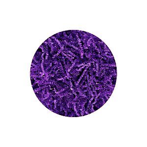 Palha Decorativa de Papel Roxo - 100g - 1 unidade - Rizzo