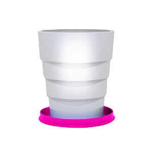 Copo Retrátil Rosa 150 ml - 1 unidade - Rizzo