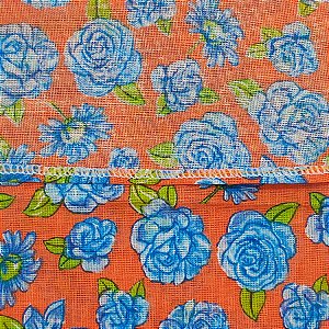 Guardanapo Chita Flor Laranja - 40x40cm - 1 unidade - Rizzo