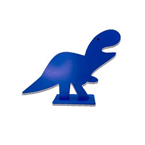 Dinossauro de MDF Azul - Contém 1 unidade unidades - Rizzo