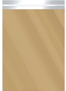 Saco Metalizado com Aba Adesiva Dourado - 30x42cm - 50 unidades - Cromus - Rizzo Embalagens