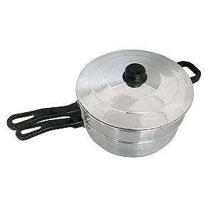 Panela Banho Maria em Alumínio 24cm - Caparroz - Rizzo confeitaria