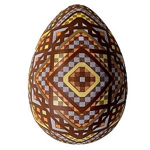Blister Decorado com Transfer para Chocolate - Ovo 500g - BLP0135 - 1 unidade - Stalden Rizzo