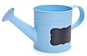 Balde Decorativo Azul Metal - 01 Unidade - Cromus - Rizzo Embalagens
