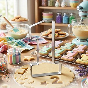 Cortador Aro Gingerbread 22cm Ref. 444 RR Cortadores Rizzo Confeitaria