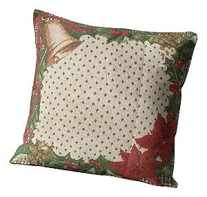 Capa para Almofada Sino 45cm - 01 unidade - Cromus Natal - Rizzo