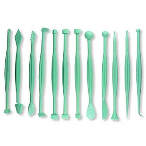 Kit Estecas com 12 peças Tia Cida Rizzo Confeitaria