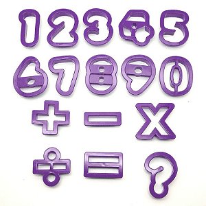 Cortador Numeral 16pcs