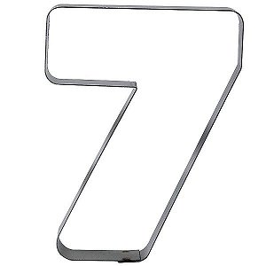 Cortador Numeral 7 Ref. 357 RR Cortadores Rizzo Confeitaria