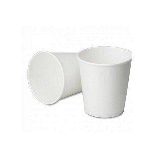 Copo de papel Branco Biodegradável - 40 unidades - 266 ml - Rizzo