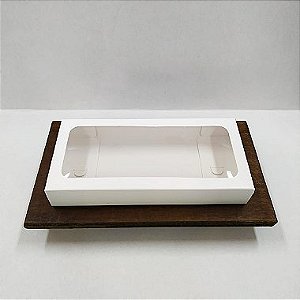 Caixa Envelope Tablete - Branco - 18 Gomos -10 unidades - Crystal - Rizzo Confeitaria