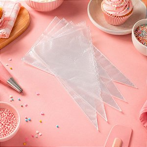 Saco para Confeitar 50 X 30 cm com 5 un. Meccaplast Rizzo Confeitaria