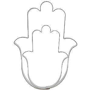 Cortador Mão de Fátima - Hamsa Ref. 293 RR Cortadores Rizzo Confeitaria